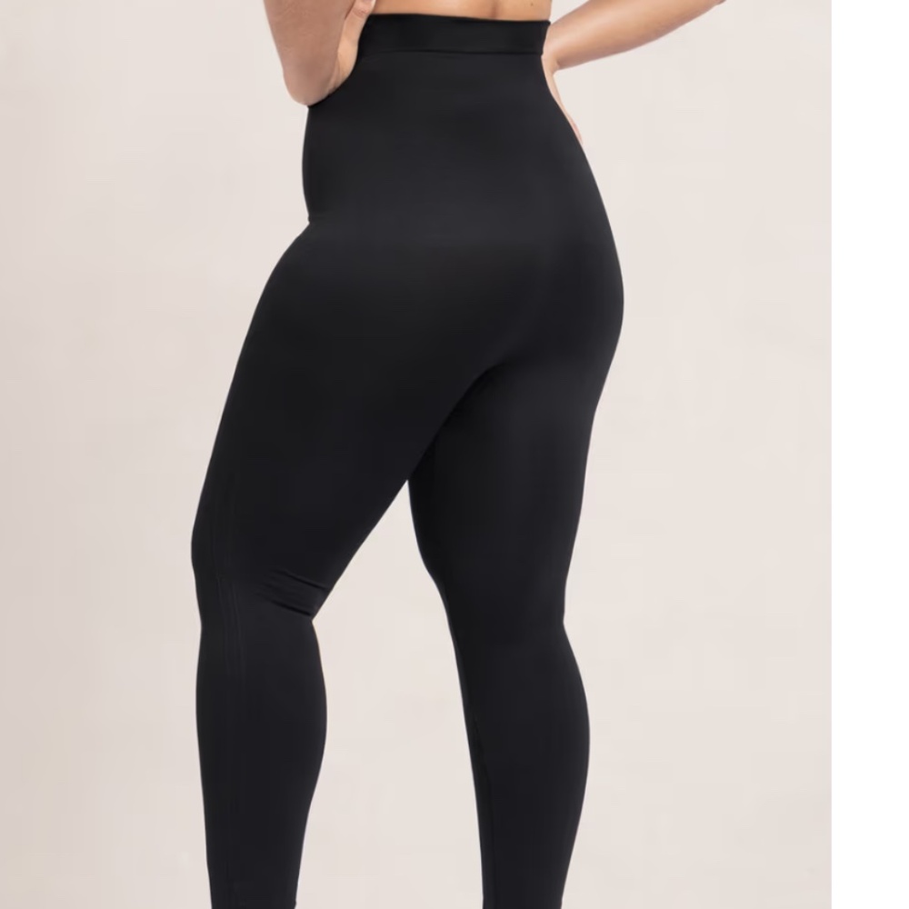 Shapermint Essentials High-Waisted Shaping Leggings Sz L Black